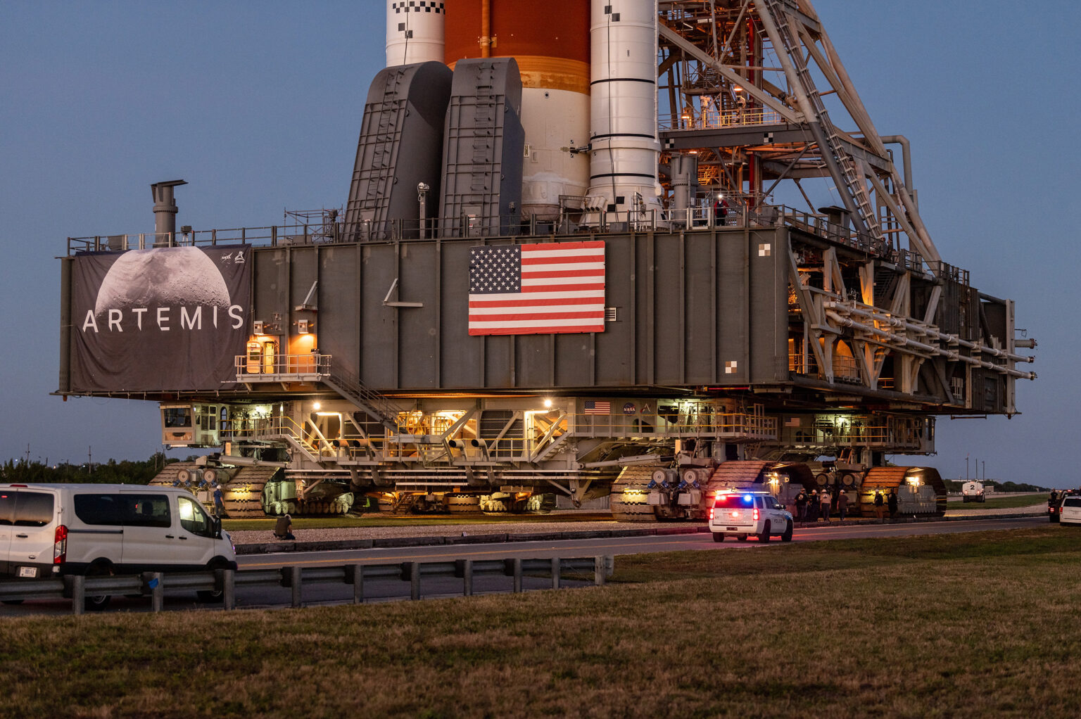 SLS rolling out for the first time
